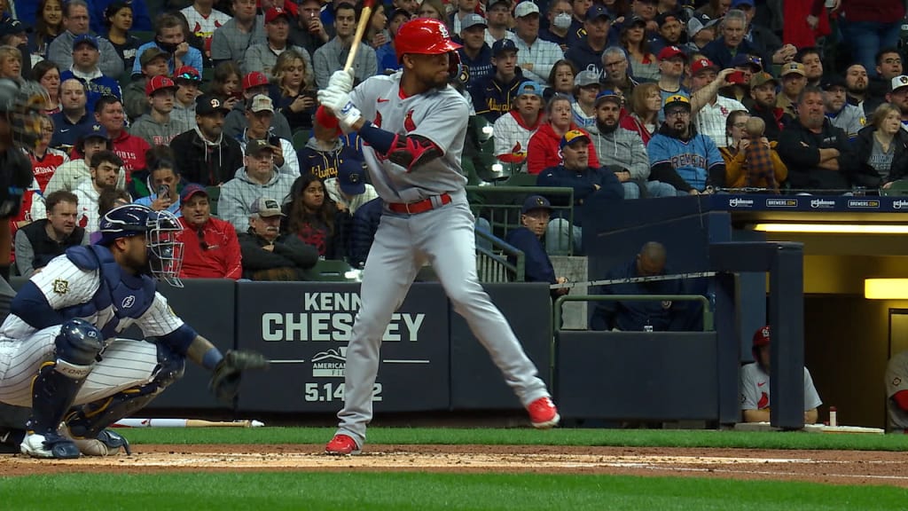 St. Petersburg, FL USA; St. Louis Cardinals catcher Andrew Knizner (7) hits  a home run during an MLB game against the Tampa Bay Rays on Thursday, Augu  Stock Photo - Alamy