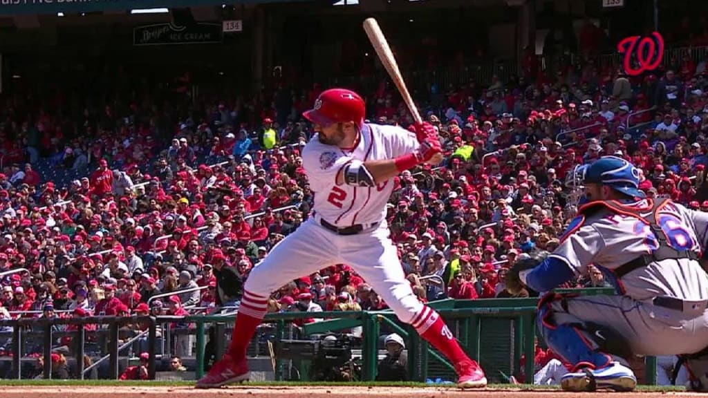 Eaton's leadoff double