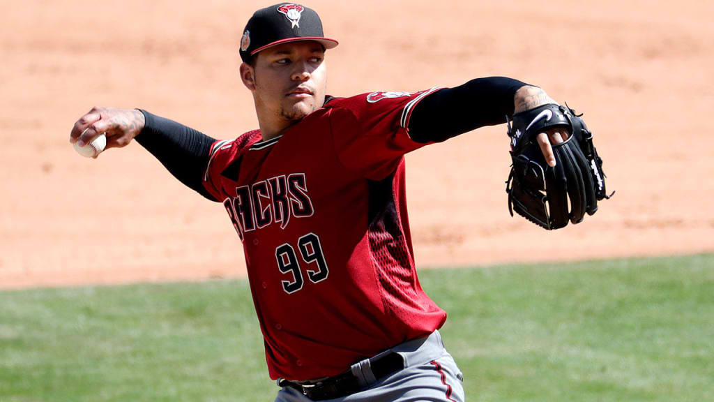 D-backs right-hander Taijuan Walker needed just 26 pitches to throw three scoreless innings on Sunday. (AP)