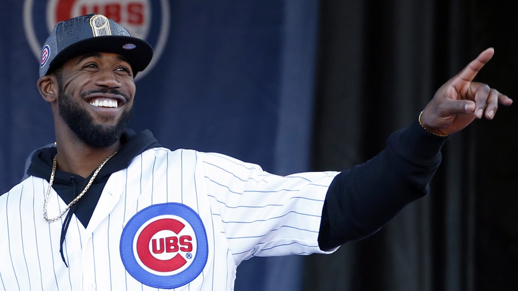 Dexter Fowler hit .261 with 30 homers and 94 RBIs in two seasons with the Cubs. (AP)