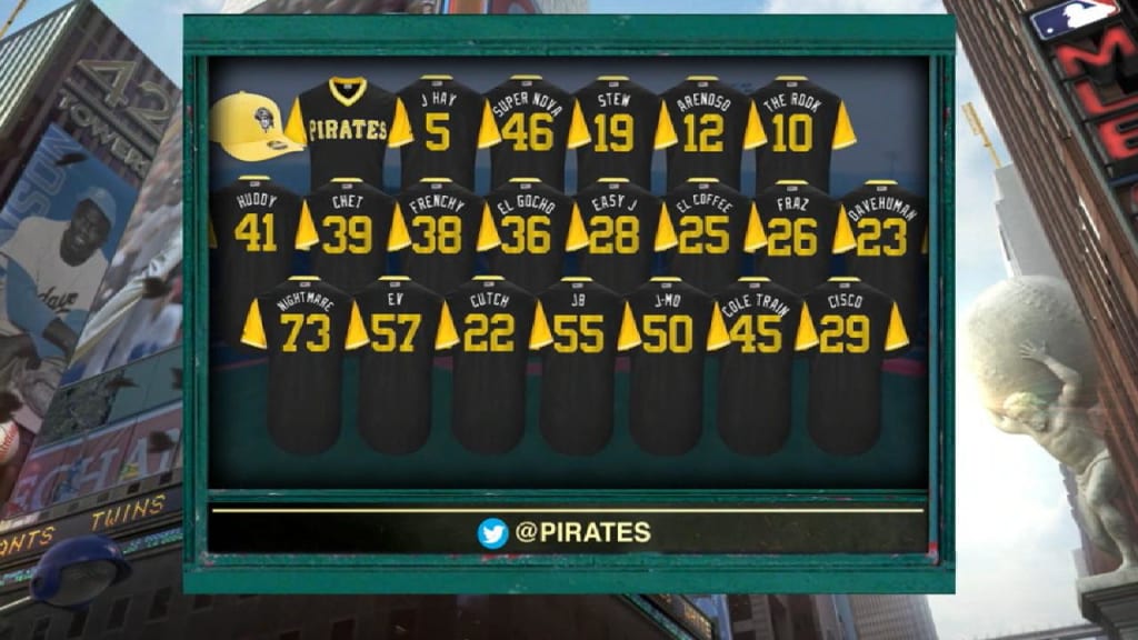Davehuman? Pirates had a hoot picking nicknames for alternate uniforms
