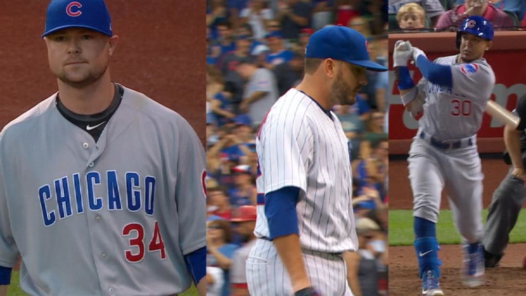 1 of 2 Cubs uniforms for each year played in the World Series, since 1906,  Chicago.