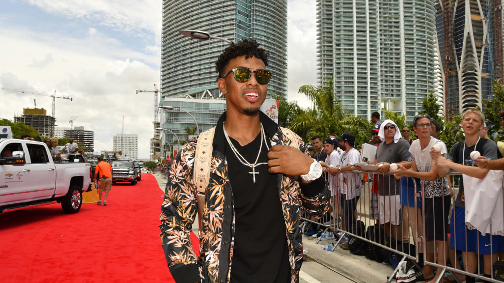 The Athletic MLB on X: Ronald Acuña Jr.'s red carpet look