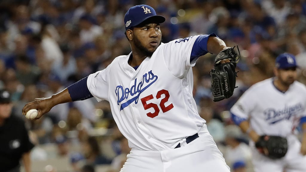 Pedro Baez went 3-2 with a 3.04 ERA in 73 games for the Dodgers in 2016. (AP)