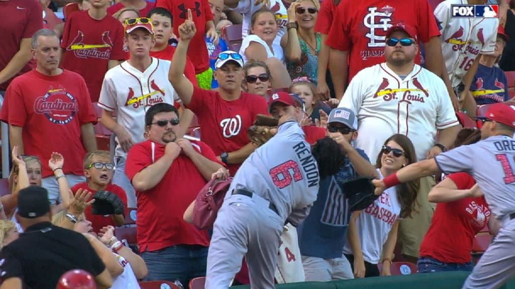 The 6 best fan reactions to Anthony Rendon's tumbling catch into the stands