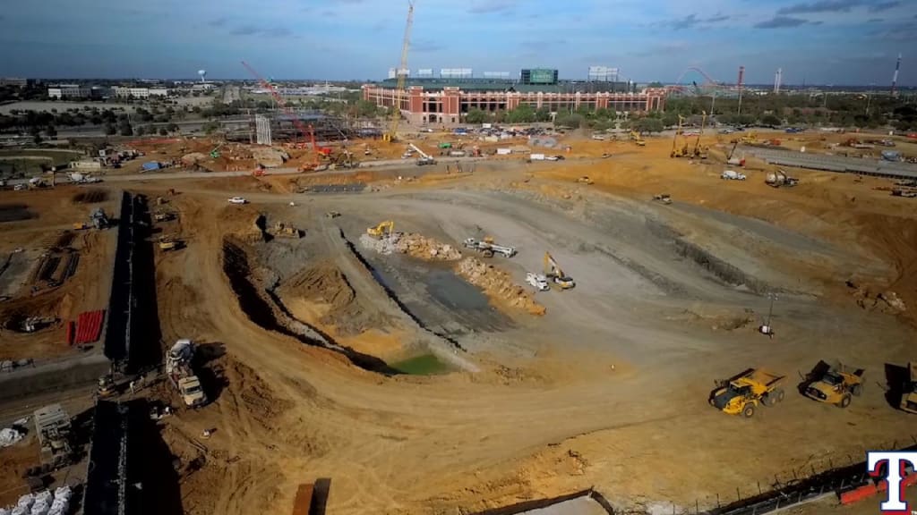 Globe Life Field construction