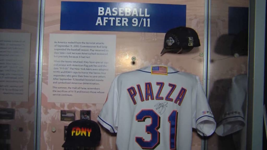 Post-9/11 Piazza Mets Jersey on Display at 9/11 Memorial Museum