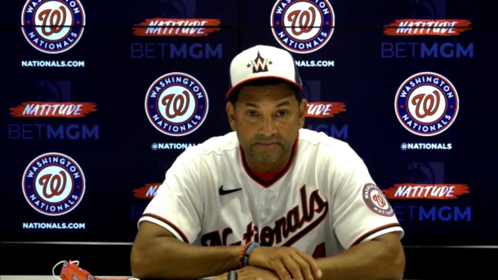 Juan Soto in Trea Turner jersey: Check out Nationals star cheering on  Dodgers in Nats jersey - DraftKings Network