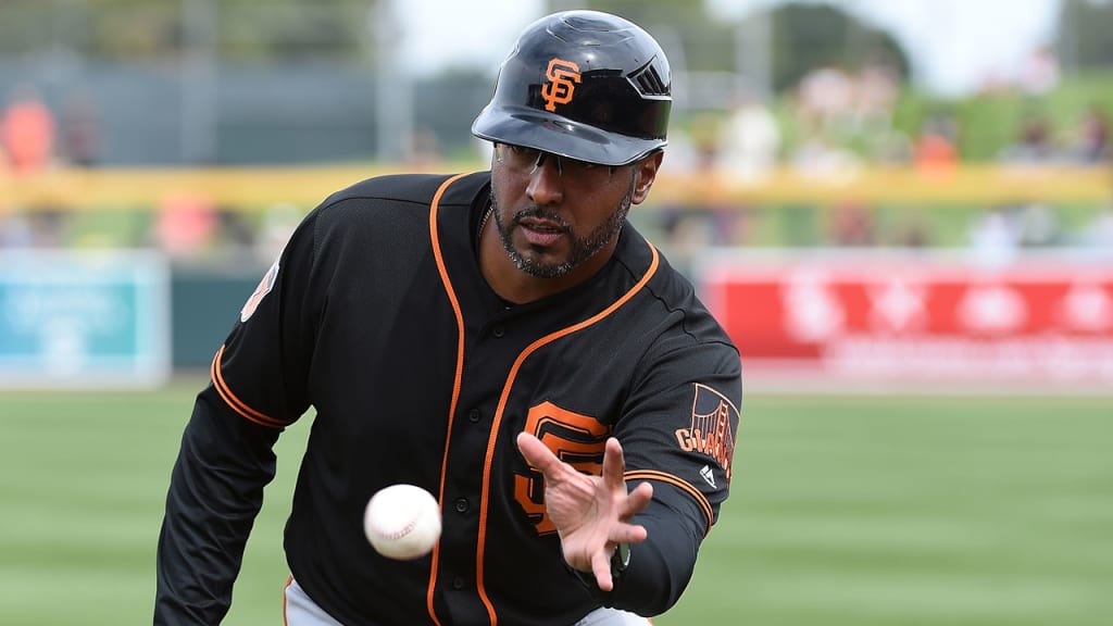 Jose Alguacil is beginning his first year on San Francisco's Major League staff.