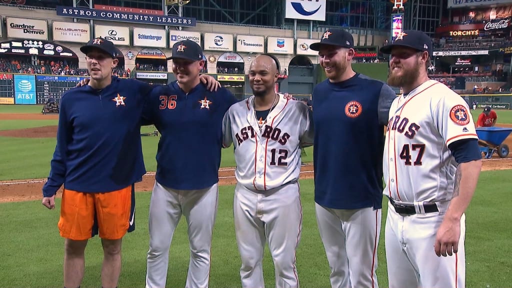 Astros throw first combined no-hitter in MLB postseason history