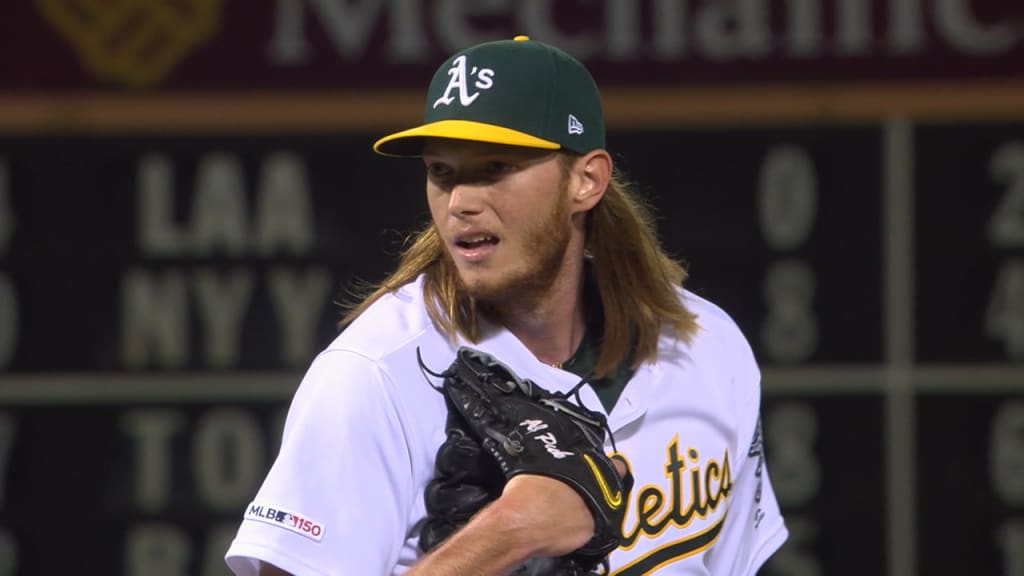 A.J. Puk showcases new haircut, improved mechanics