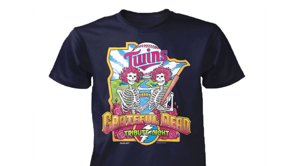 They're finally here!! Get up, get out, get out of the door, and get to  Target Field today! Introducing the new #MNTwins x Grateful Dead…