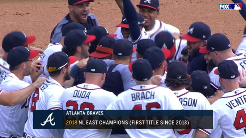 Braves beat Phillies to clinch first NL East title since 2013