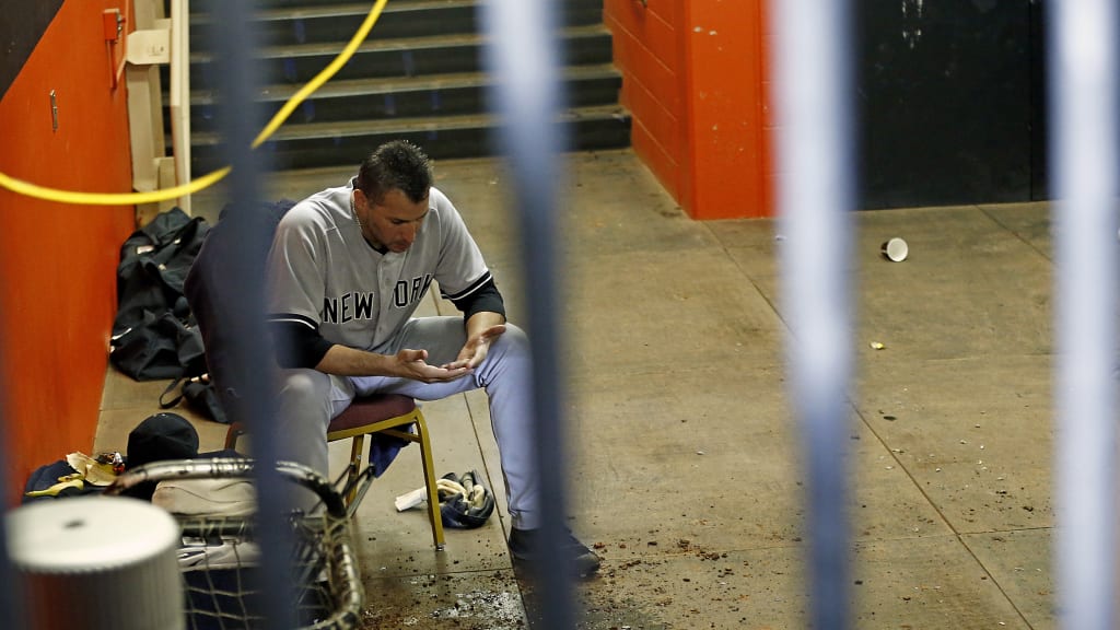 Andy Pettitte during his final game