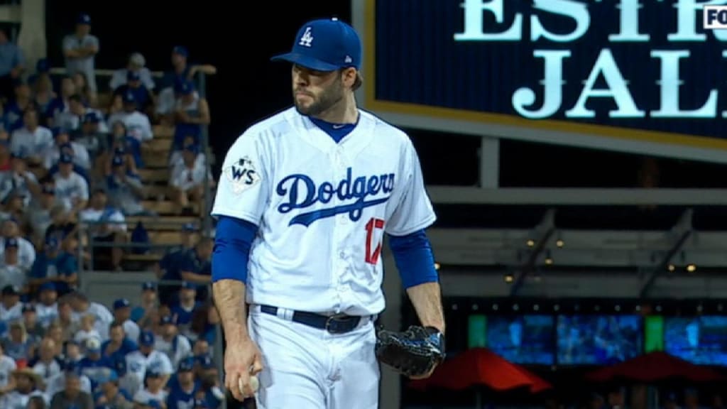 Clayton Kershaw Team-Issued 2017 Road World Series Jersey