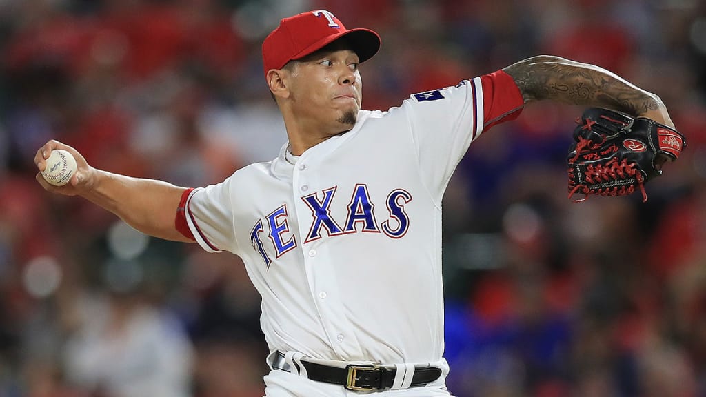 Keone Kela will undergo surgery on his right elbow for a bone spur but was cleared of any ligament damage. (Getty Images)