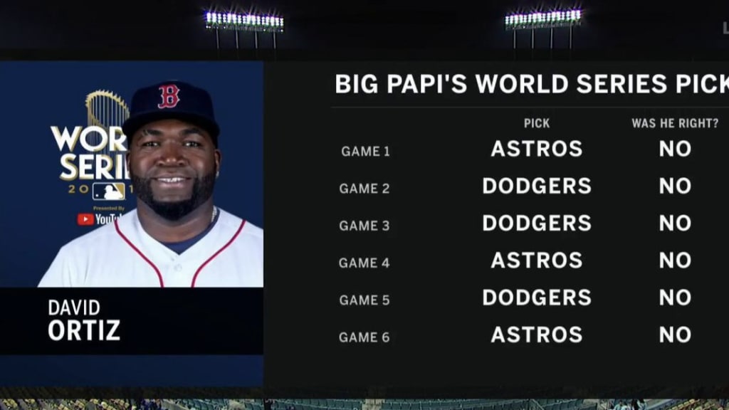david ortiz picks
