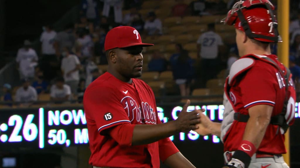 The Phillies will wear their red jerseys for Wednesday's game at Dodger  Stadium