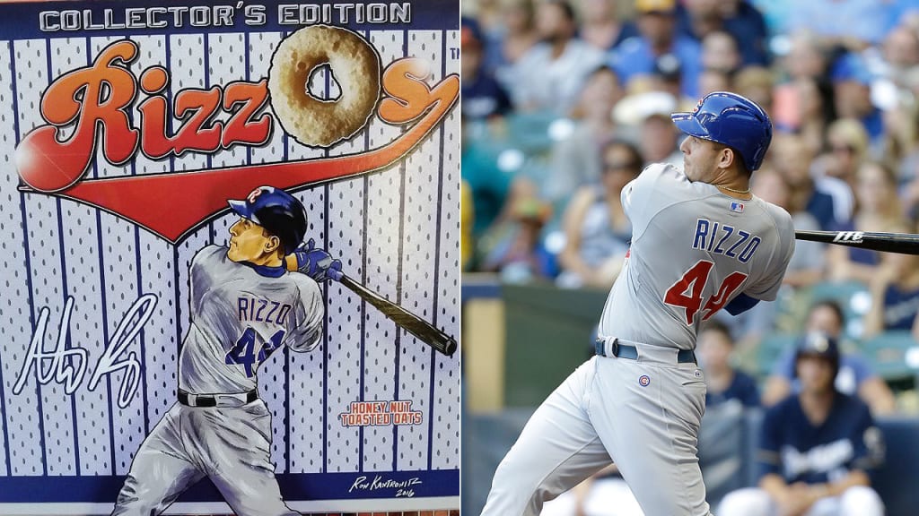 Cubs first baseman Anthony Rizzo has his own cereal -- Rizzos.
