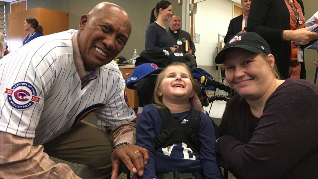 "The Cubs have always supported different charities, and Starlight is one of them. ... I think it's a big plus for an organization to be part of the city," said Fergie Jenkins. (@Cubs)