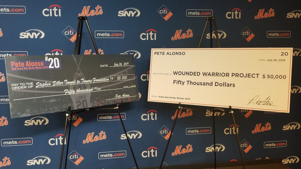 Pete Alonso Donates Portion of Home Run Derby Winnings to Tunnel