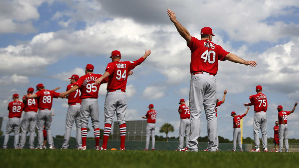 St. Louis is trying a different approach to improve flexibility and core-strengthening this spring. (AP)