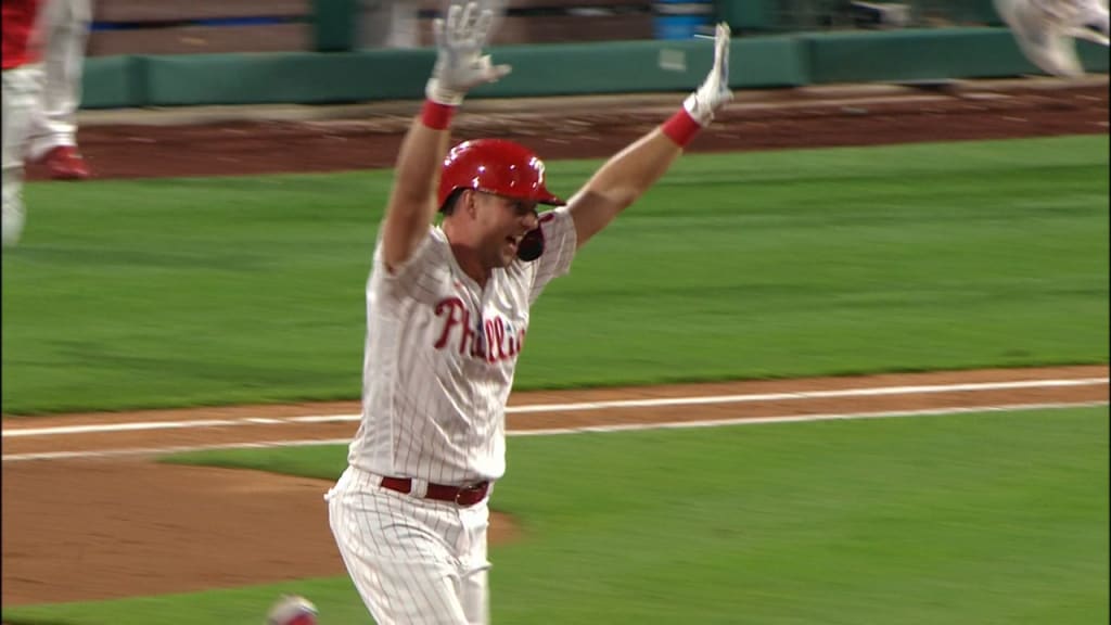 Rhys Hoskins' time to shine as his walk-off double gives Phillies a 3-2 win  over Miami