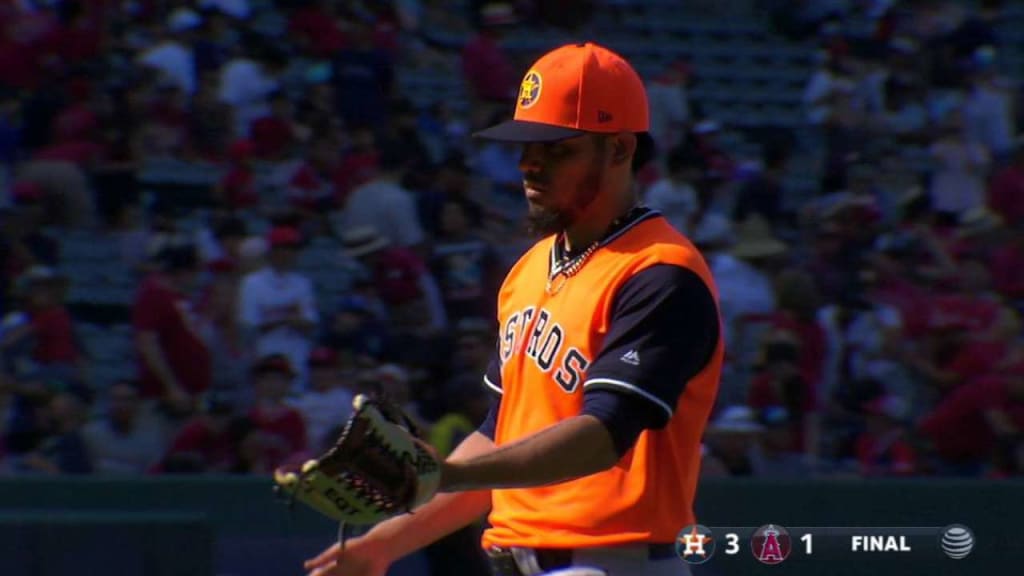 Astros' Framber Valdez brings cool demeanor to first MLB start