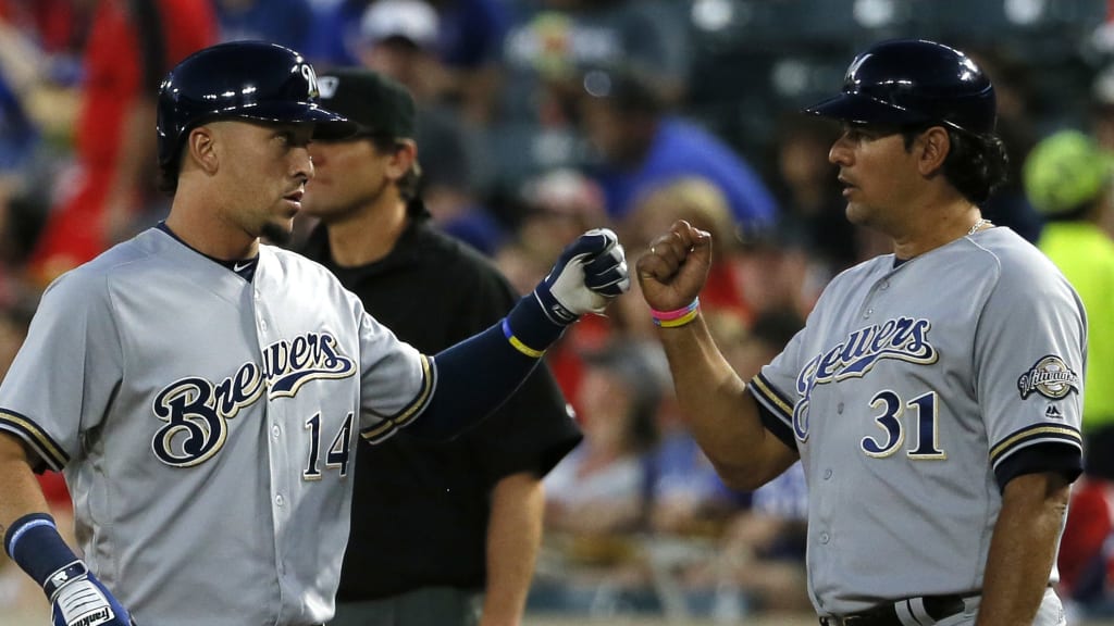 Brewers' first-base coach Carlos Subero will be part of the Venezuela coaching staff next month in the World Baseball Classic. (AP)