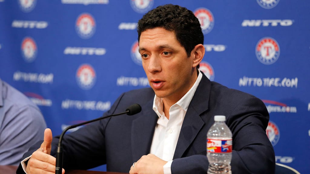 Jon Daniels' former assistant GM, Thad Levine, left the Rangers to become the Twins' GM. (AP)