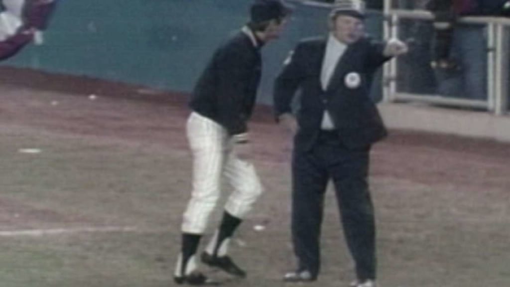 Martin ejected in the 9th inning