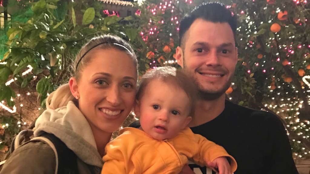 This will be the first Christmas for Knox Kelly, the 10-month-old son of Red Sox pitcher Joe Kelly and his wife, Ashley. (Kelly family)