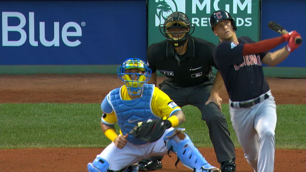Myles Straw's RBI double