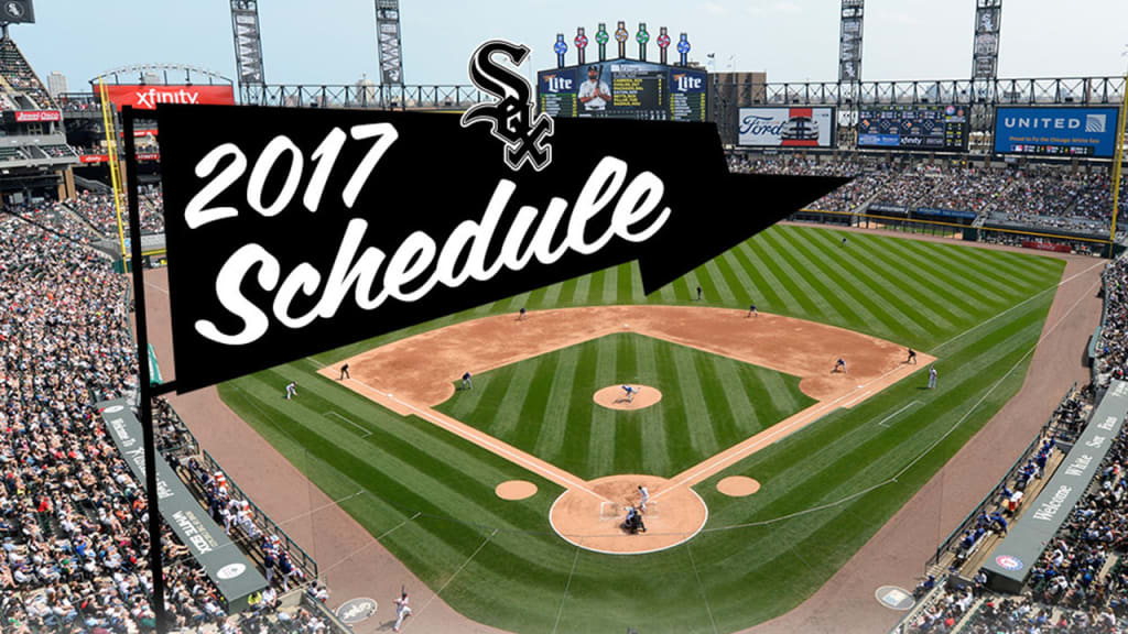 The White Sox will open the 2017 schedule with 28 of 34 against teams from the American League Central Division.