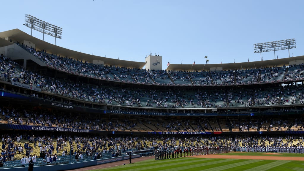 Section 312 at Dodger Stadium 