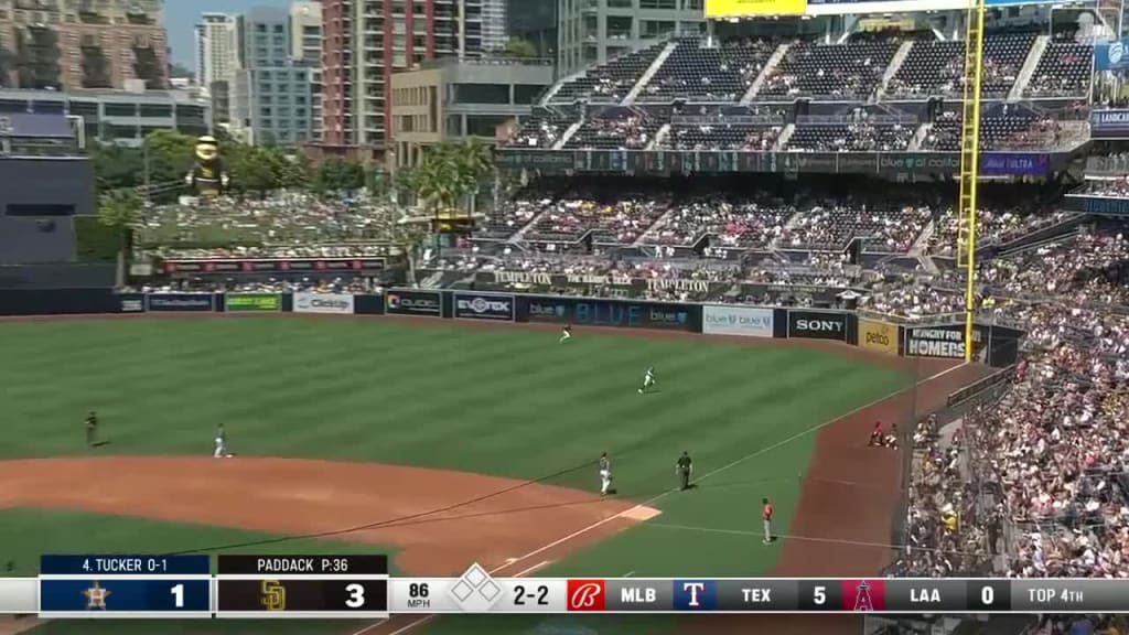 The Padres' Manny Machado shift