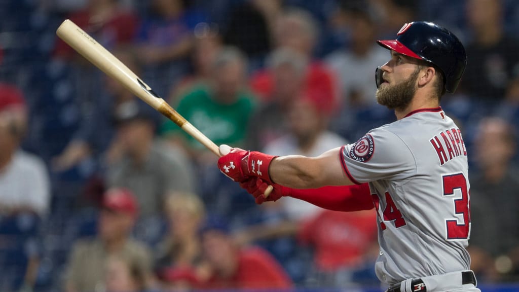 Bryce Harper to play 1st game as visitor at Nationals Park