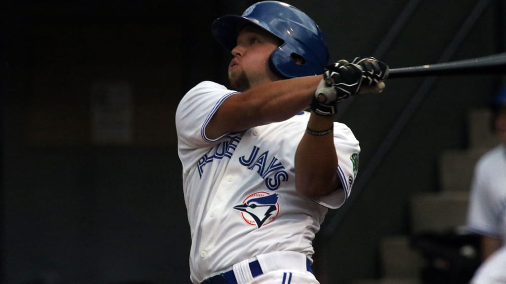 Bradley Jones hit three homers and drove in five runs for Rookie-level Bluefield in a 12-5 win over Pulaski (Carl Kline/MiLB.com).
