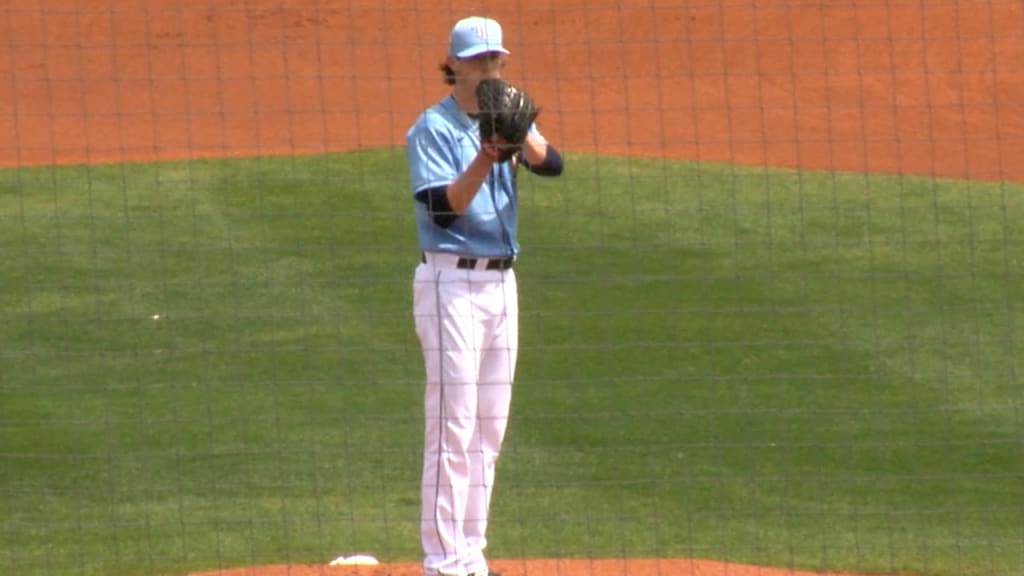 Team Issued Devil Rays Hat: Ryan Yarbrough #48