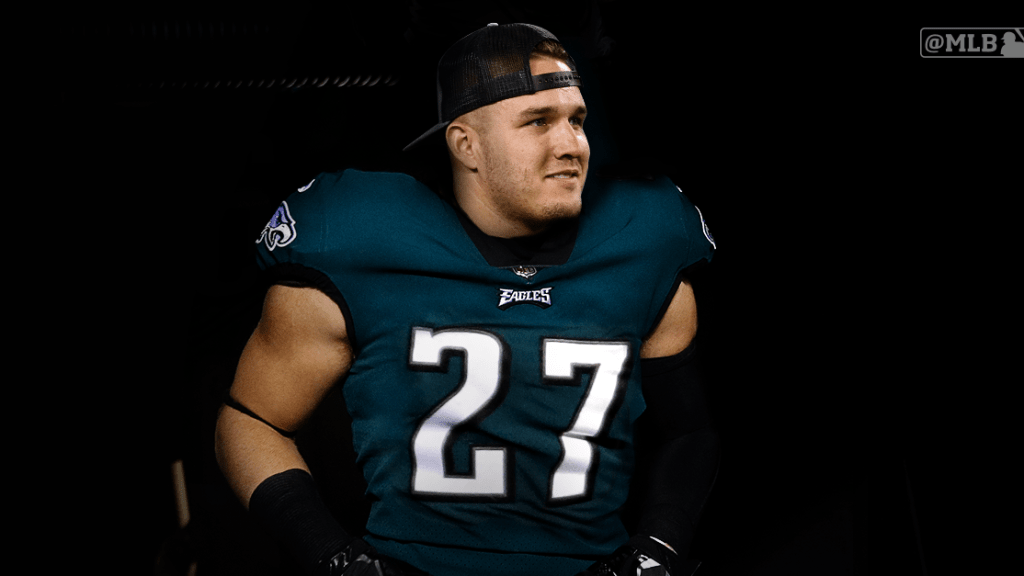 What position could Mike Trout play to help the Eagles win the