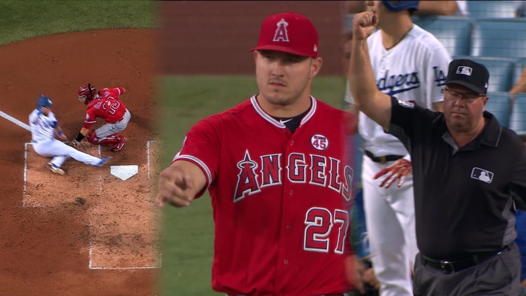 Mike Trout threw a perfect 98.6 MPH laser to get out at home plate