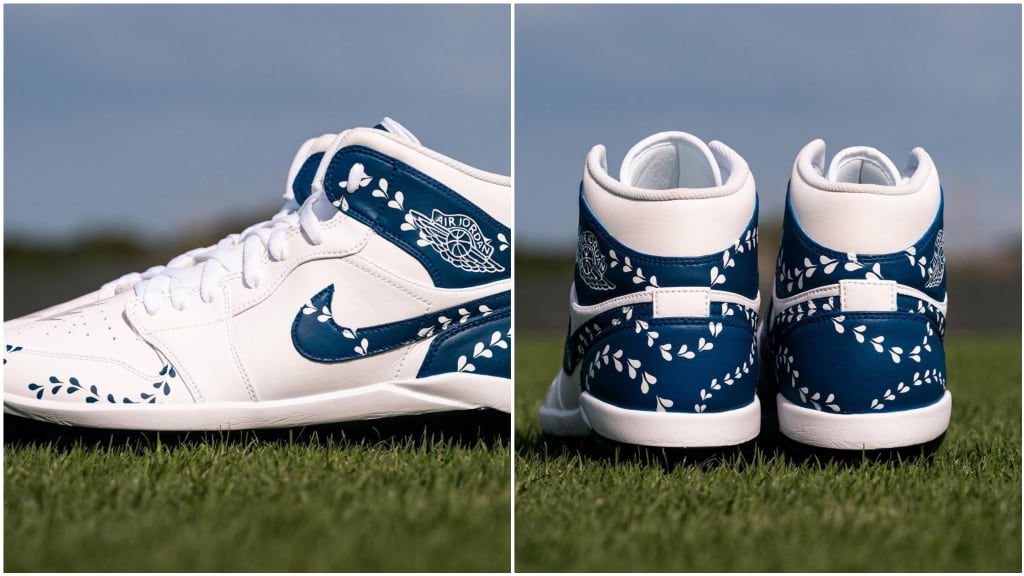 Introducing Miguel Rojas's newest signature cleat, the “Miggy Mist” Jo