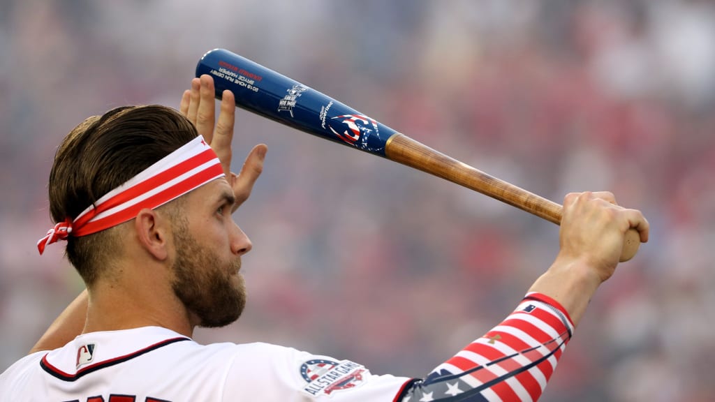 Bryce Harper showed up to the Home Run Derby with a D.C. headband and  amazing cleats