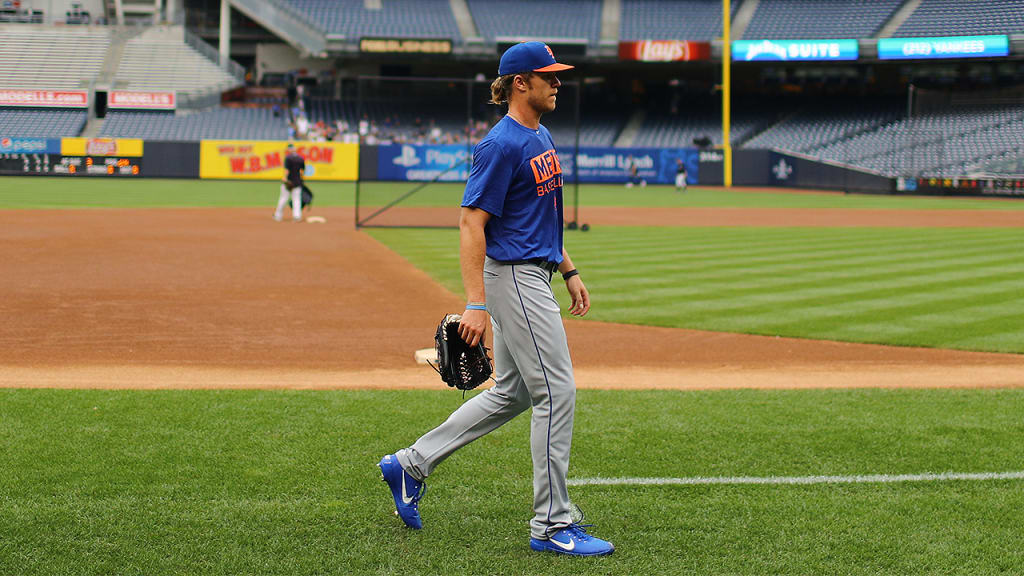 Mets right-hander Noah Syndergaard has been on the DL since early May because of a right lat injury. (Getty)