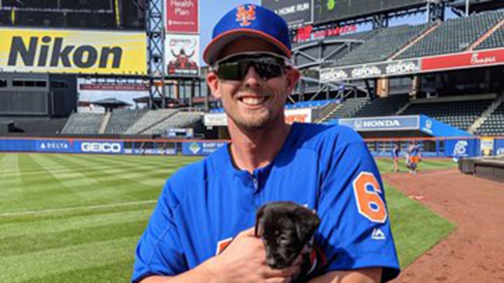 Home run! Mets player adopts puppy from North Shore Animal League