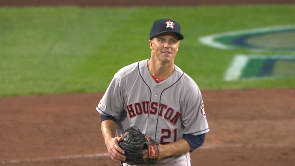 Zack Greinke celebrated in sweep of Guardians