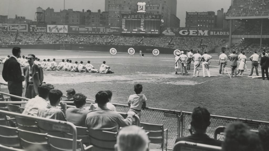 First night game in Yankee Stadium history