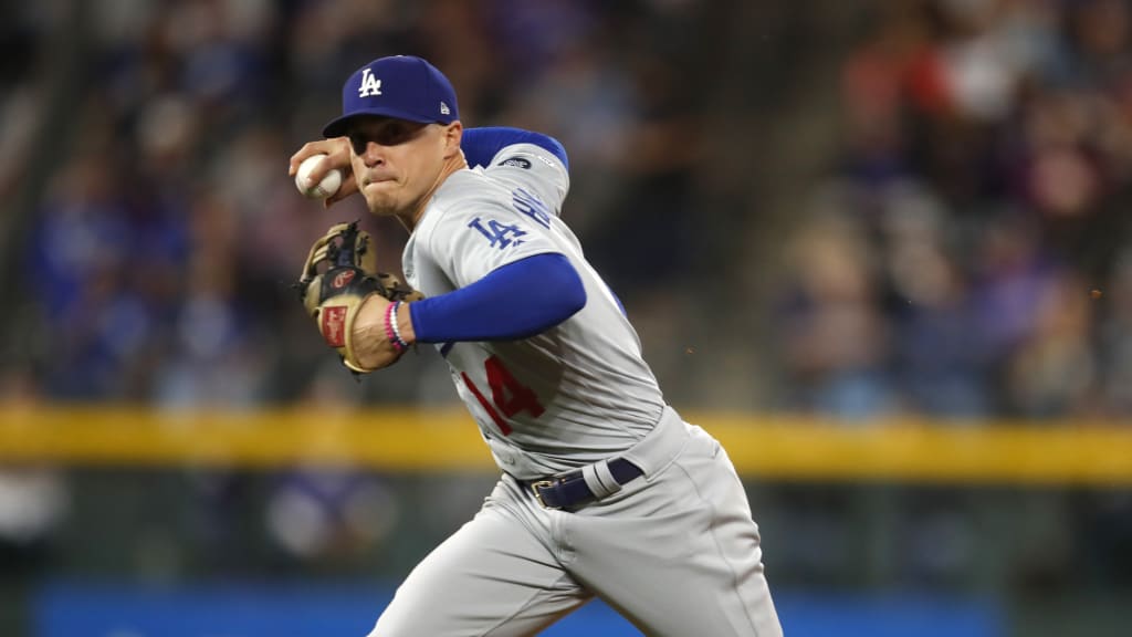 Boston Red Sox's Enrique Hernandez dunks away from a low pitch in