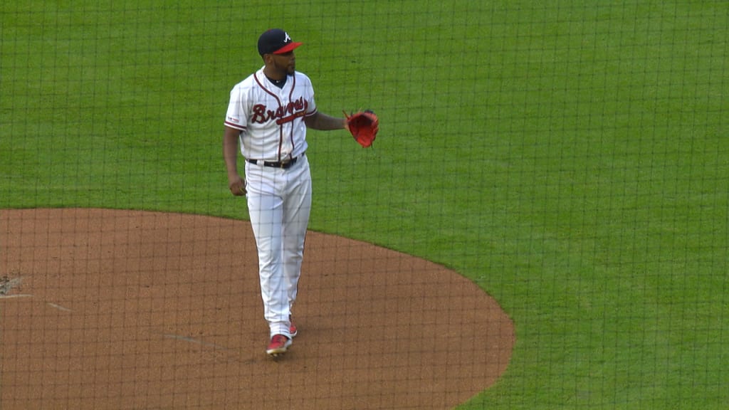 Oct 2, 2016: Atlanta Braves Starting pitcher Julio Teheran (49) during the  MLB game between the Atlanta Braves and the Detroit Tigers at Turner Field  in Atlanta, GA. This is the final