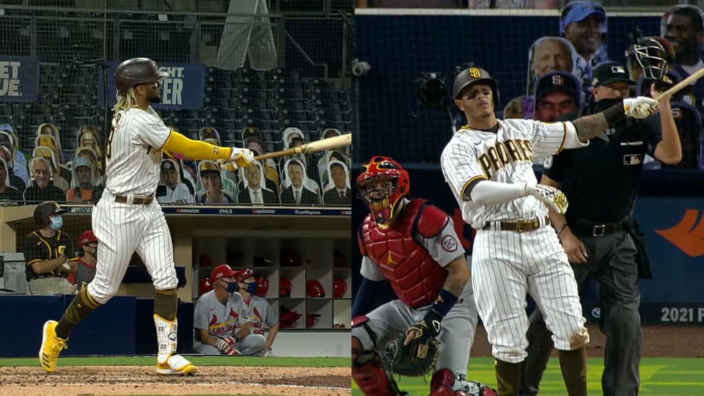 The San Diego Padres put on a bat-flip clinic on Thursday night